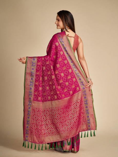 Rani Pure Patola Silk Patola Saree