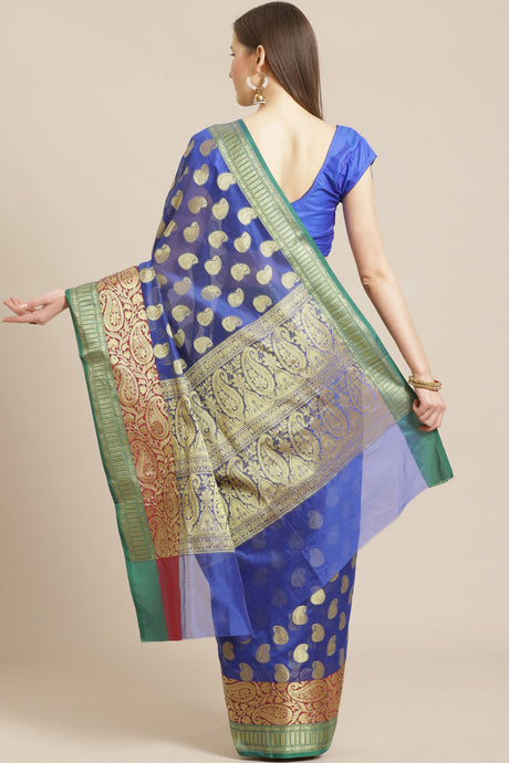 Art Silk Woven Saree Collection