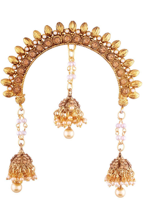 Gold Plated Maharastrian Jewellery Aambada Juda Pin