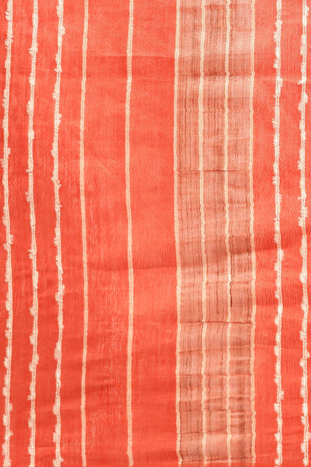 Orange Woven Saree Online 