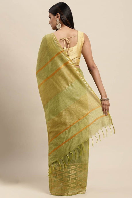 Green Art Silk Indian Saree