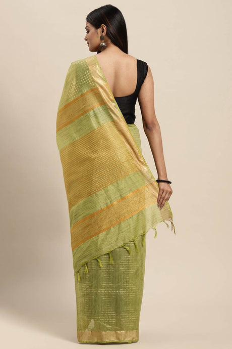 Green Art Silk Indian Saree