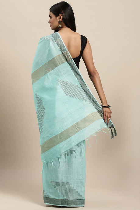 Blue Art Silk Indian Saree