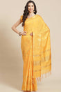 Buy Blended Silk Zari Woven Saree in Yellow Online