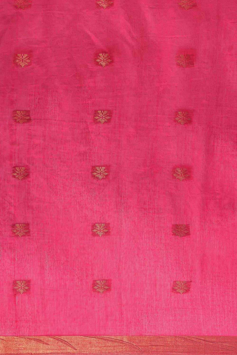 Buy MODAL SILK Zari Woven Saree in Pink Online - Front