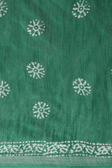 Buy Print Saree in Green