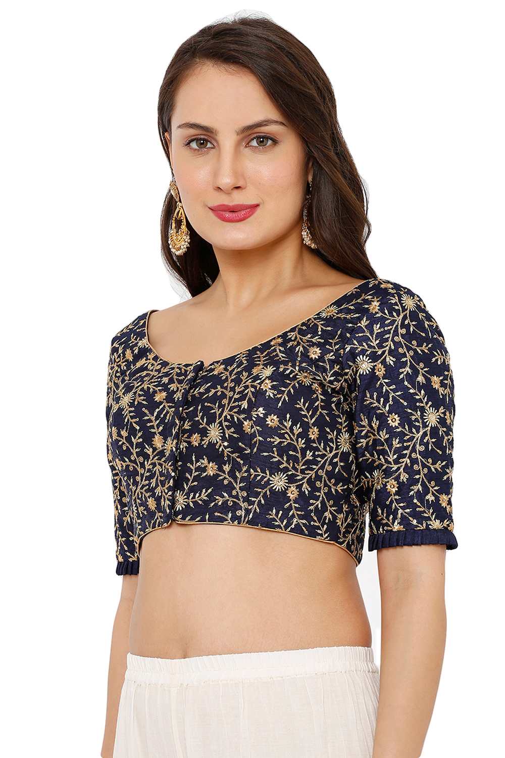 Saree Matching Blouse at Karmaplace