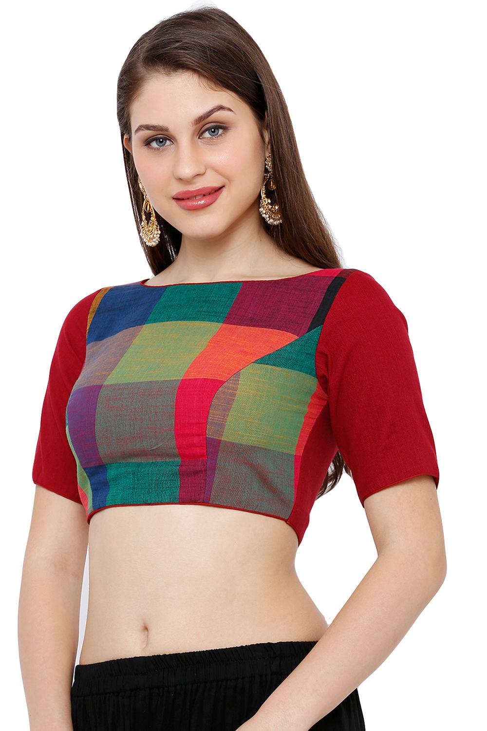 Various Neck Pattern Blouses Collection