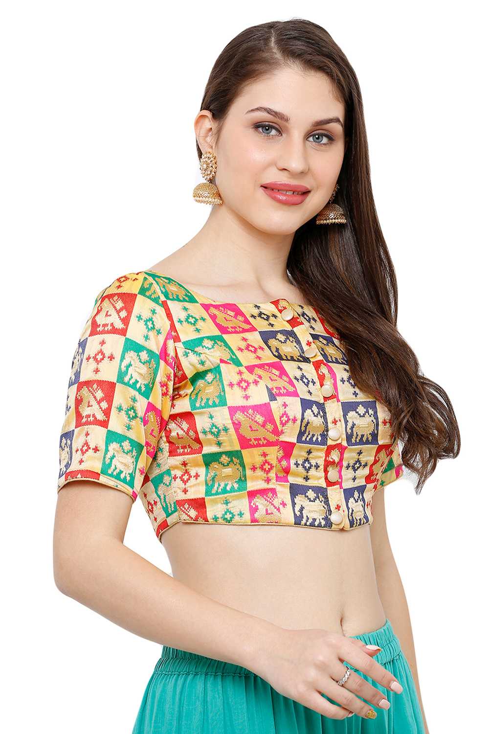 Various Neck Pattern Blouses Collection