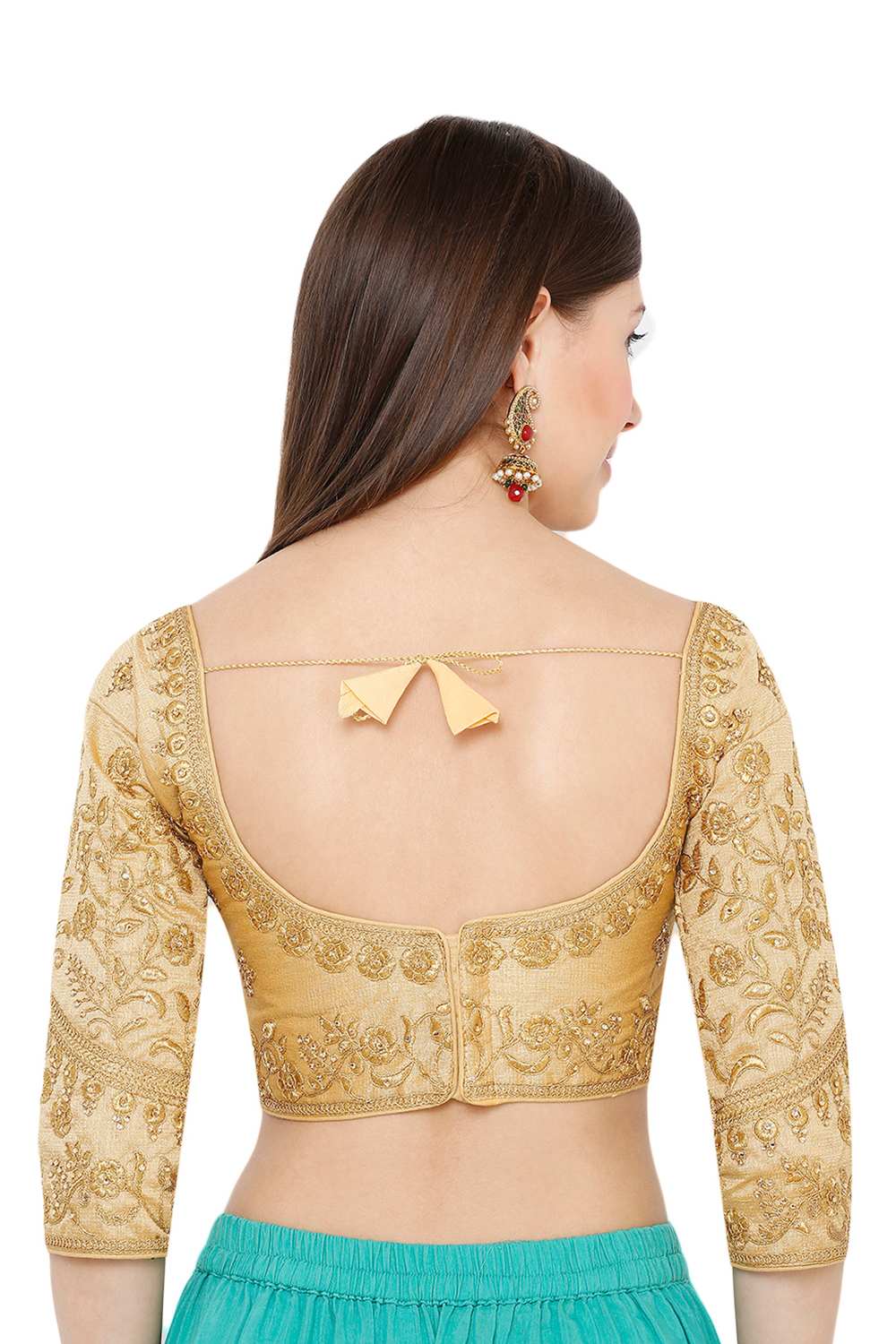 Shop Online Blouse in Gold