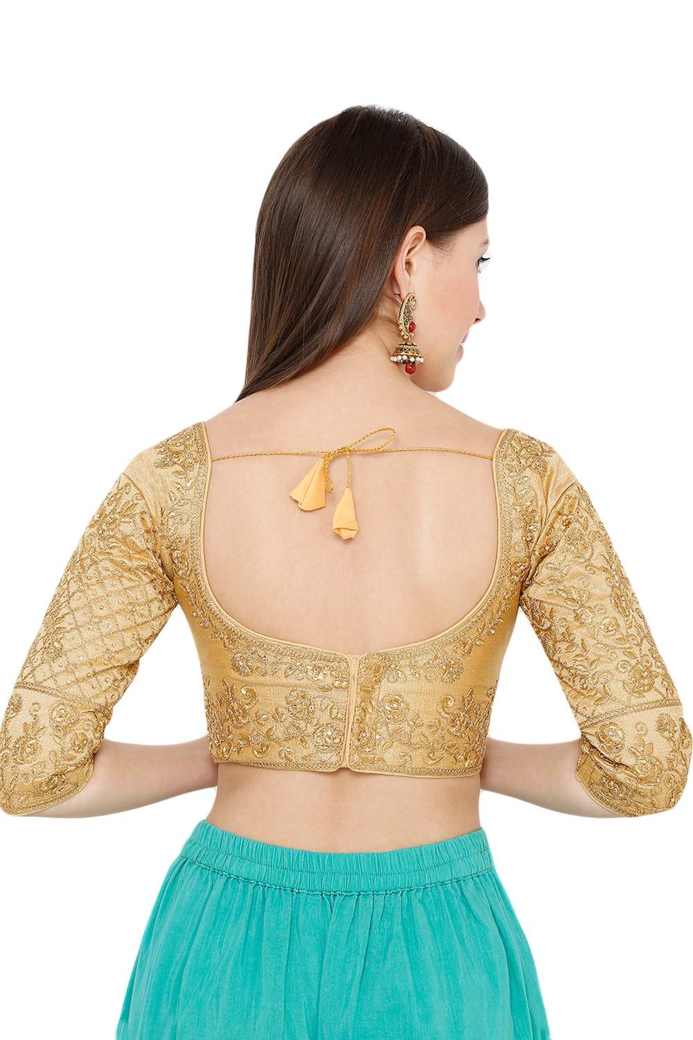 Shop Online Blouse in Gold