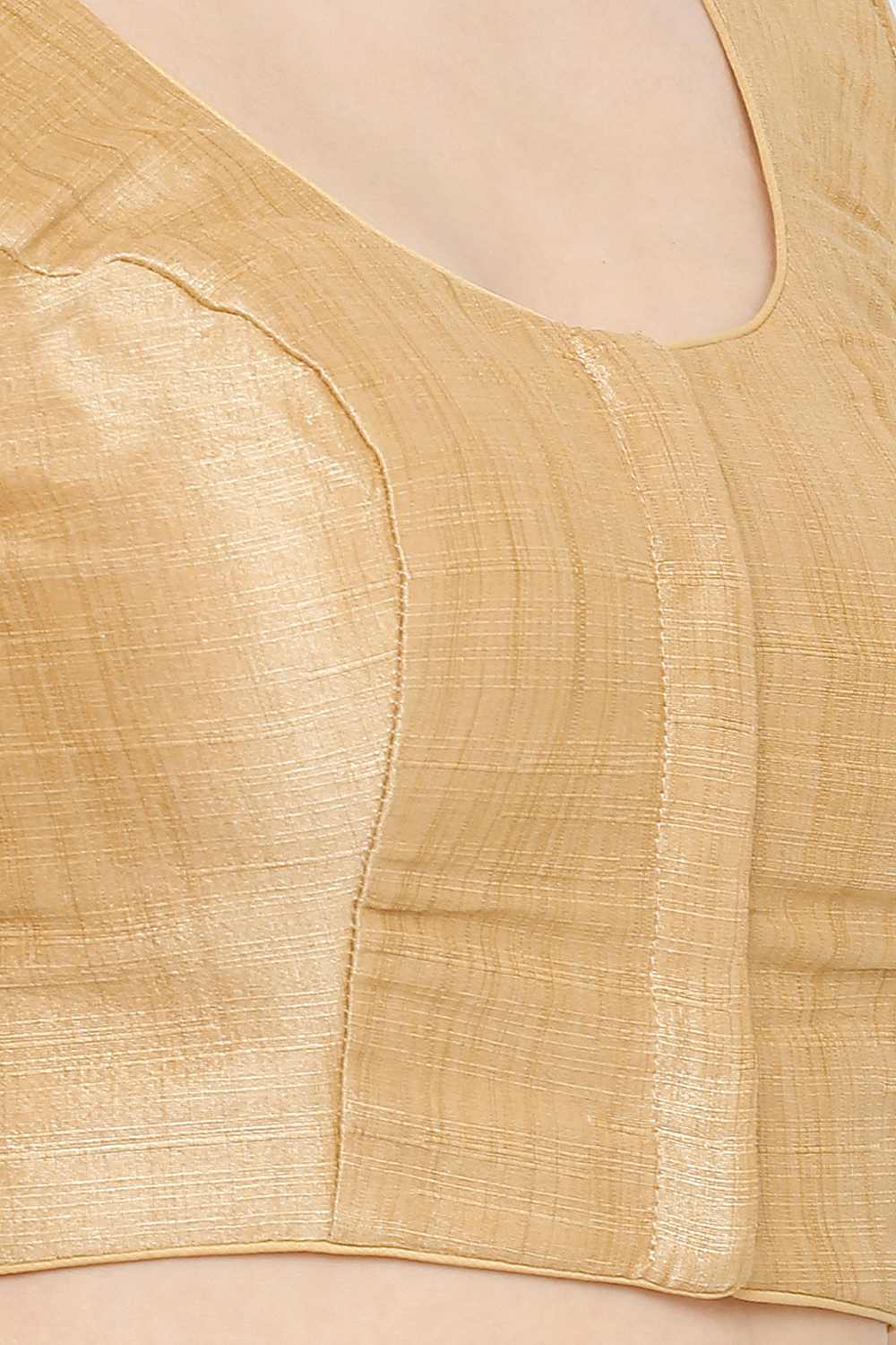 Buy  Solid Blouse in Beige