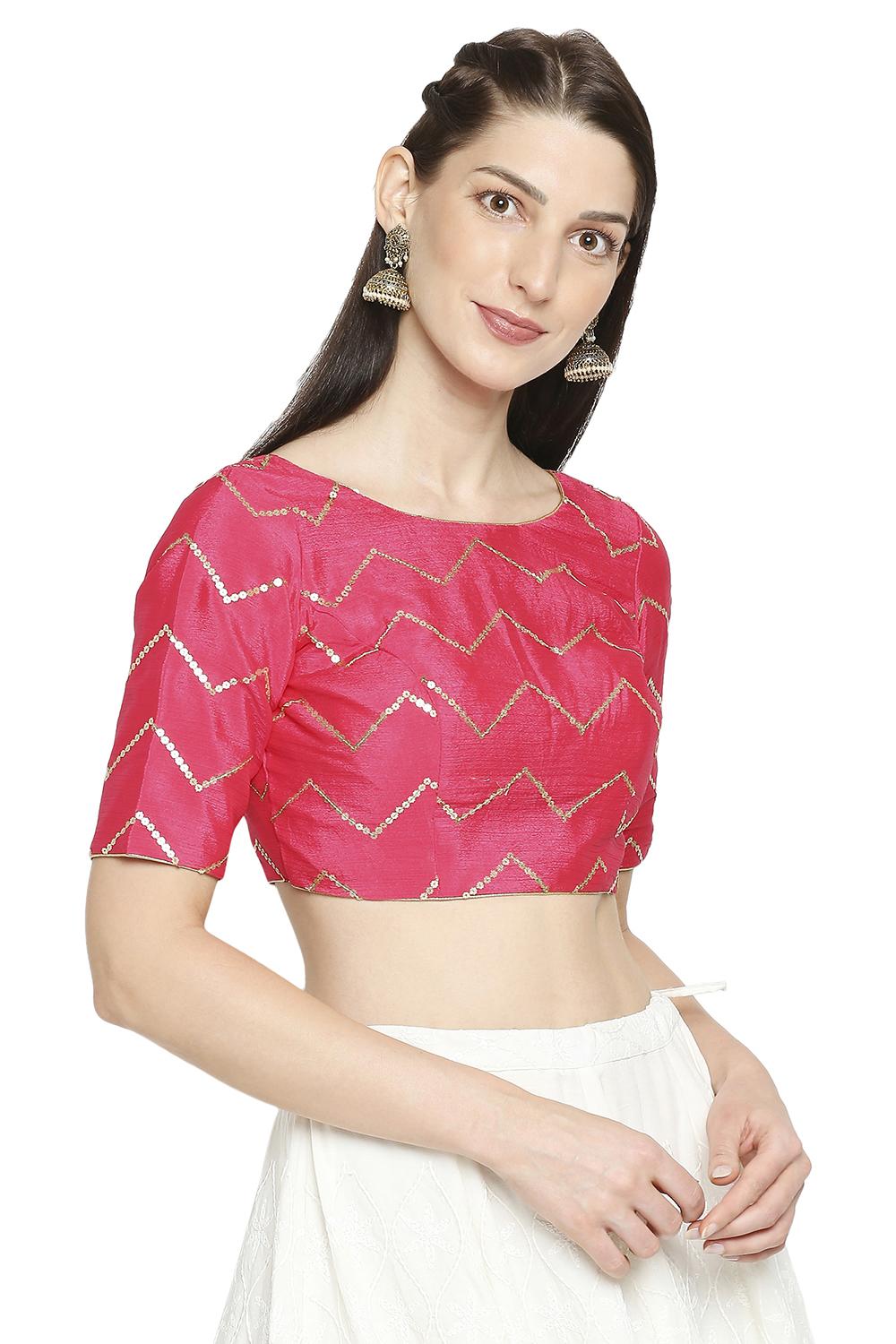 Buy Sequin Blouse in Pink