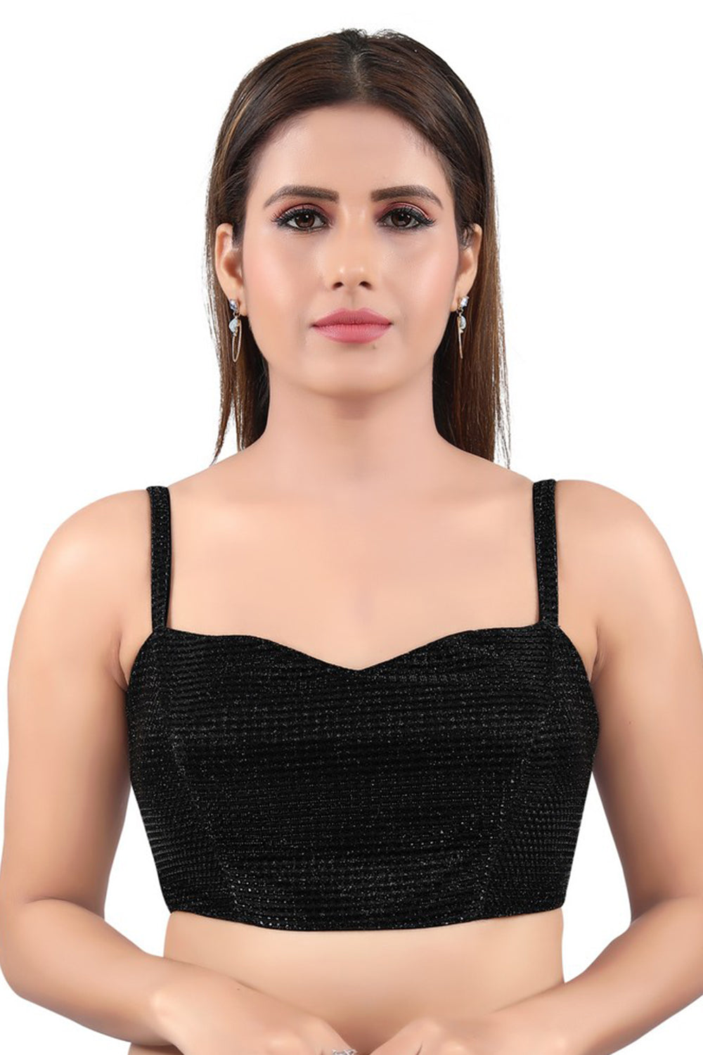 Buy Shimmer Sequin Blouses in Black