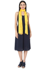 Buy Yellow Stole in Rayon