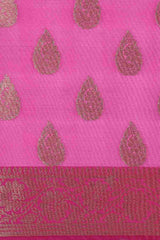 Pink Art Silk Indian Saree