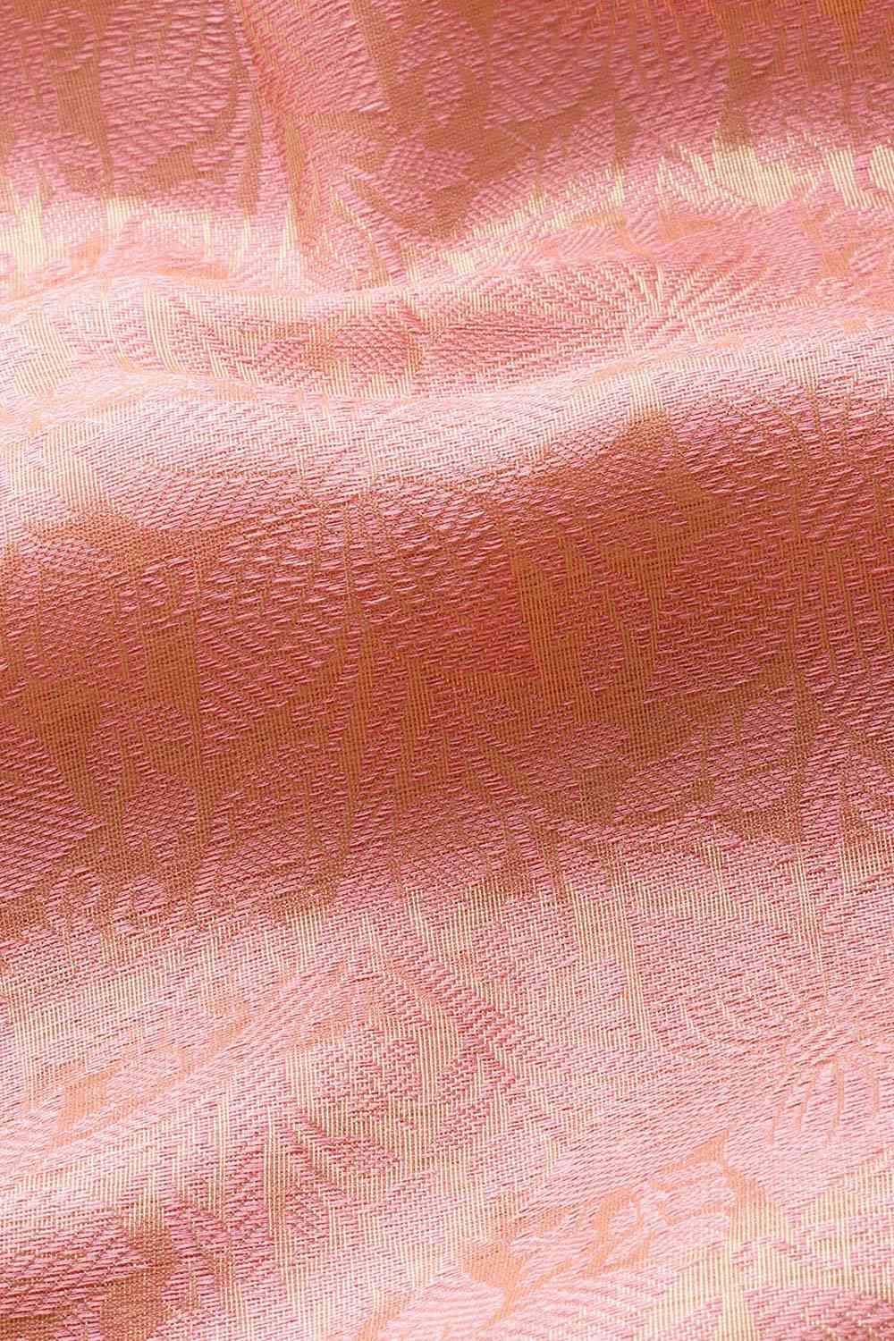 Pink Woven Tissue Saree