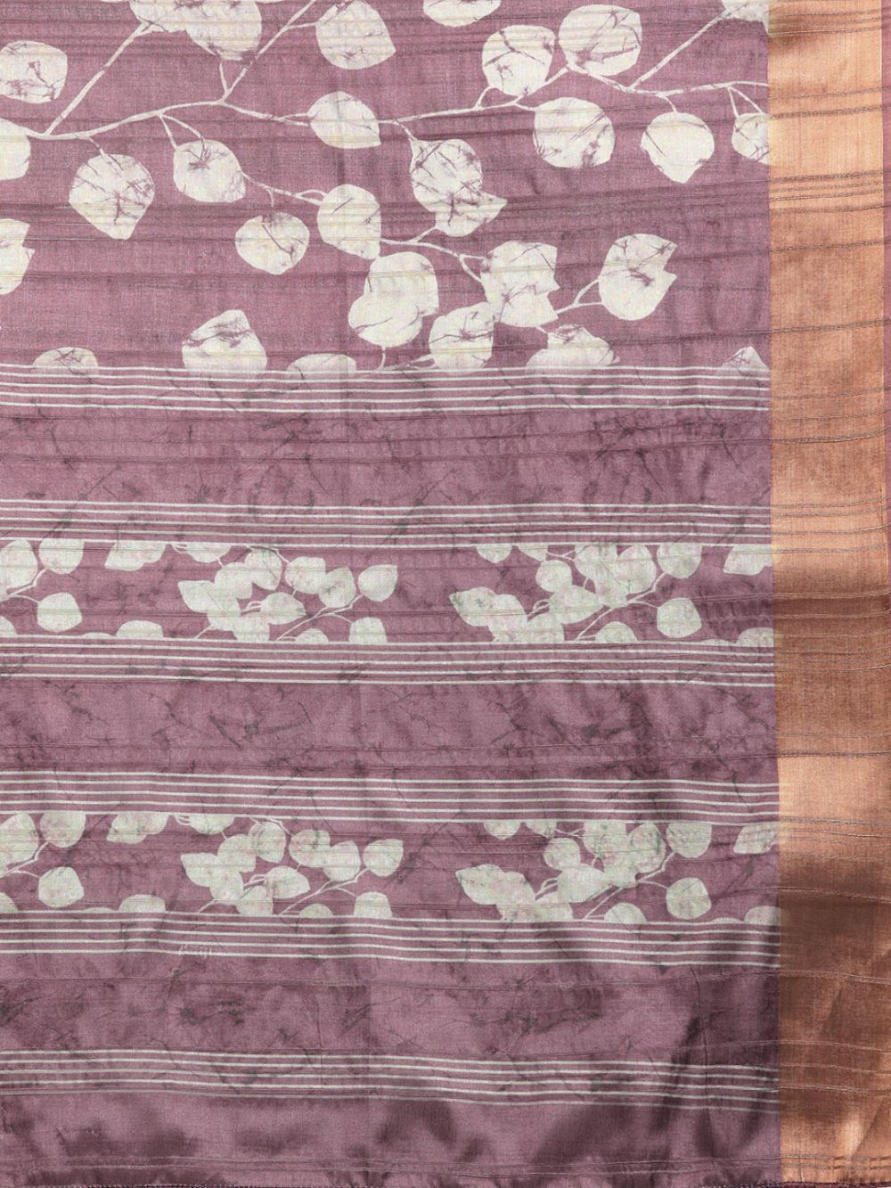 Purple Soft Silk Digital Print Saree