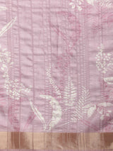 Purple Soft Silk Digital Print Saree