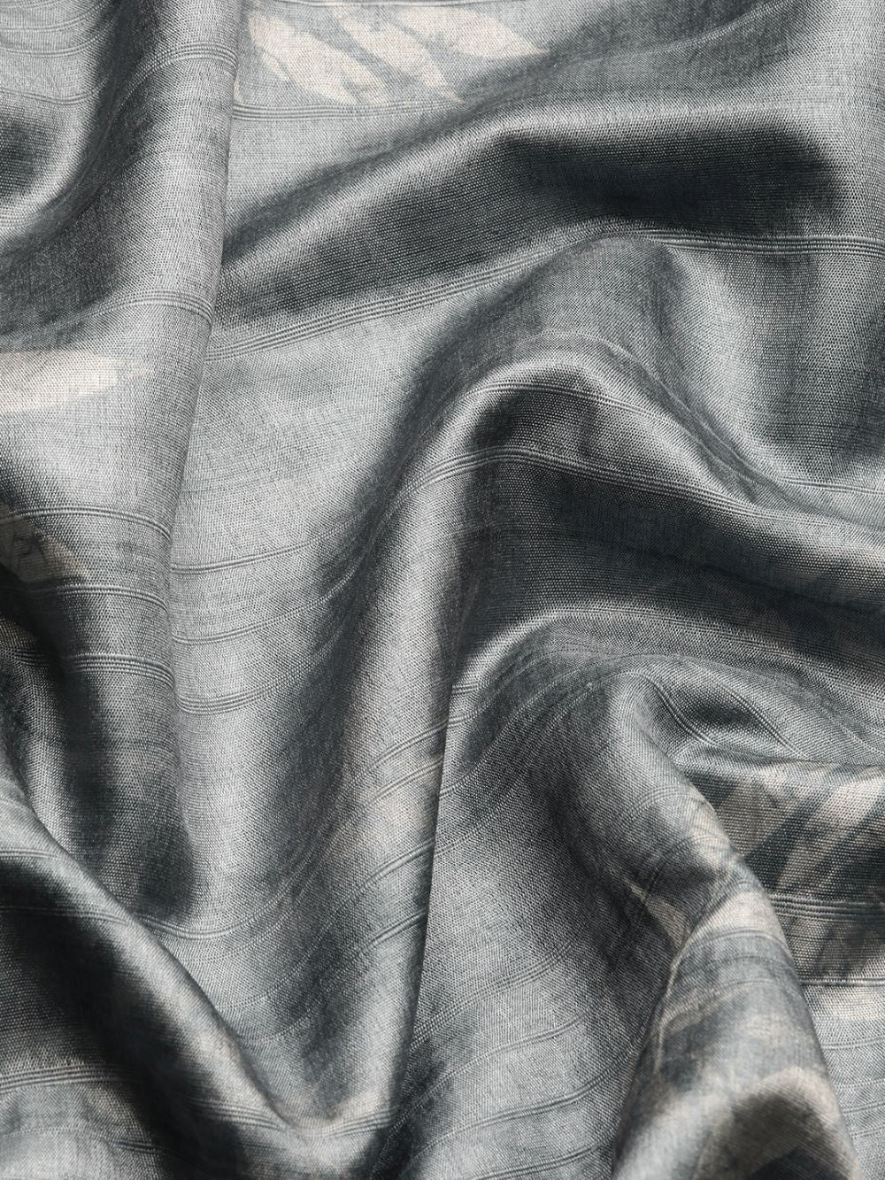 Grey Soft Silk Digital Print Saree