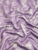 Lavender Soft Silk Digital Print Saree