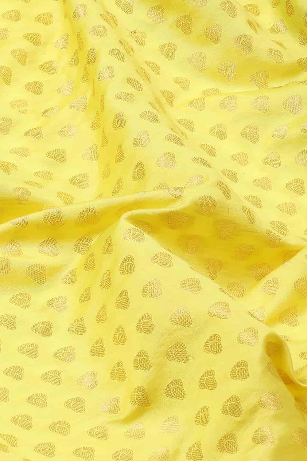 Yellow Zari Art Silk Saree