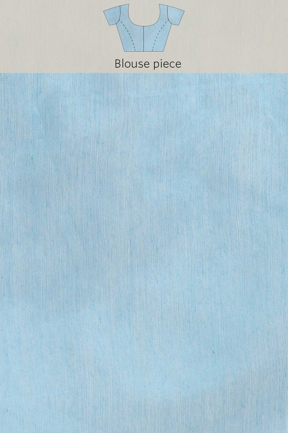 Blue Cotton Woven Saree