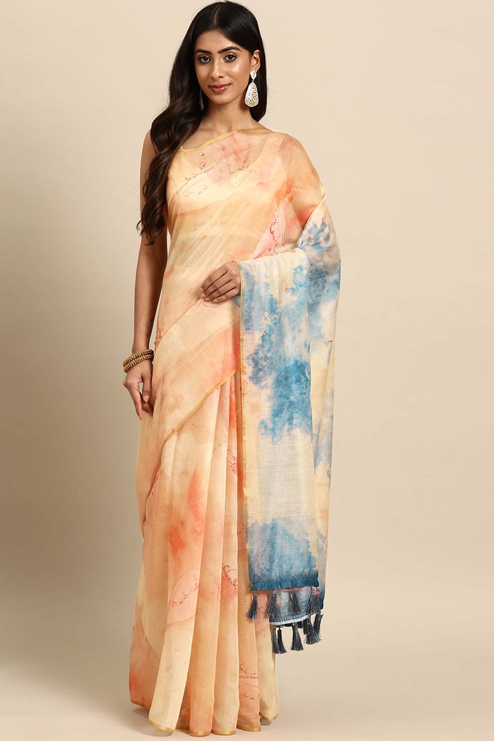 Buy Casual Wear Sarees Online at Best prices in USA – Karmaplace