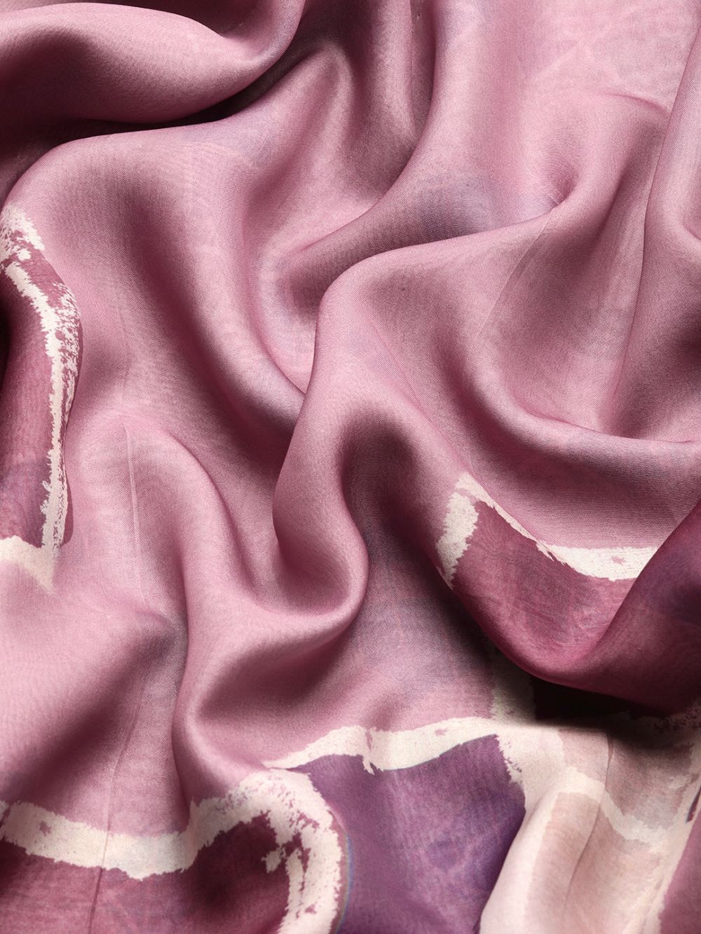 Pink Soft Silk Abstract Saree