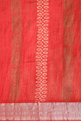 Maroon Art Silk Indian Saree