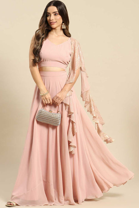 Powder pink outlet color dress