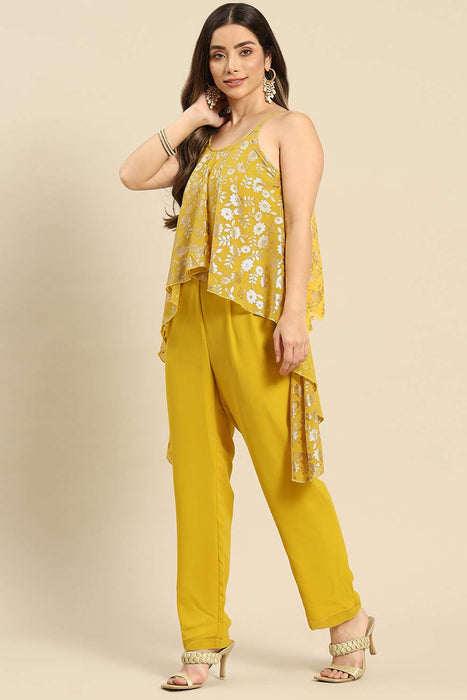 Georgette High Waist Palazzo Pant for Women, Wide Leg, Comfy Plus Size,  Casual & Party Wear