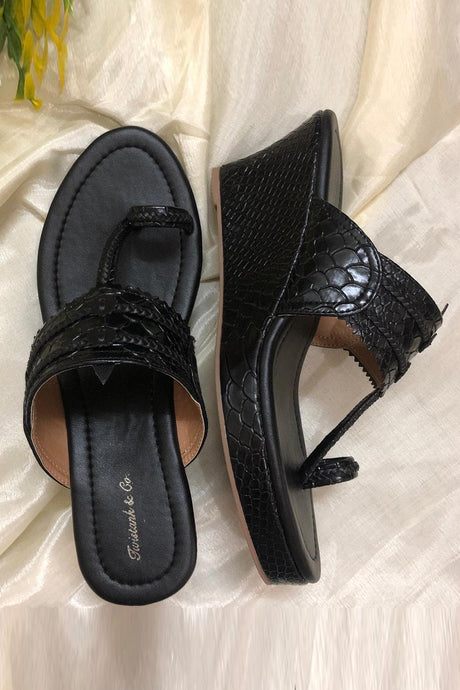 Buy Vegan Leather Heels Footwear in Black