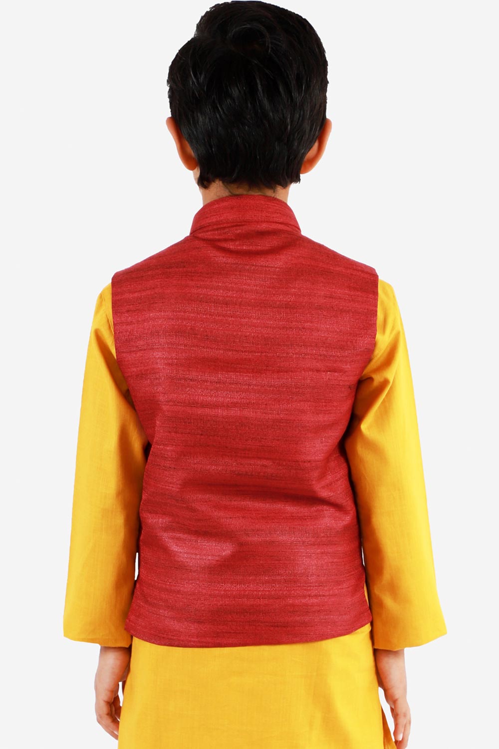 Buy Kids Nehru Jacket in Maroon