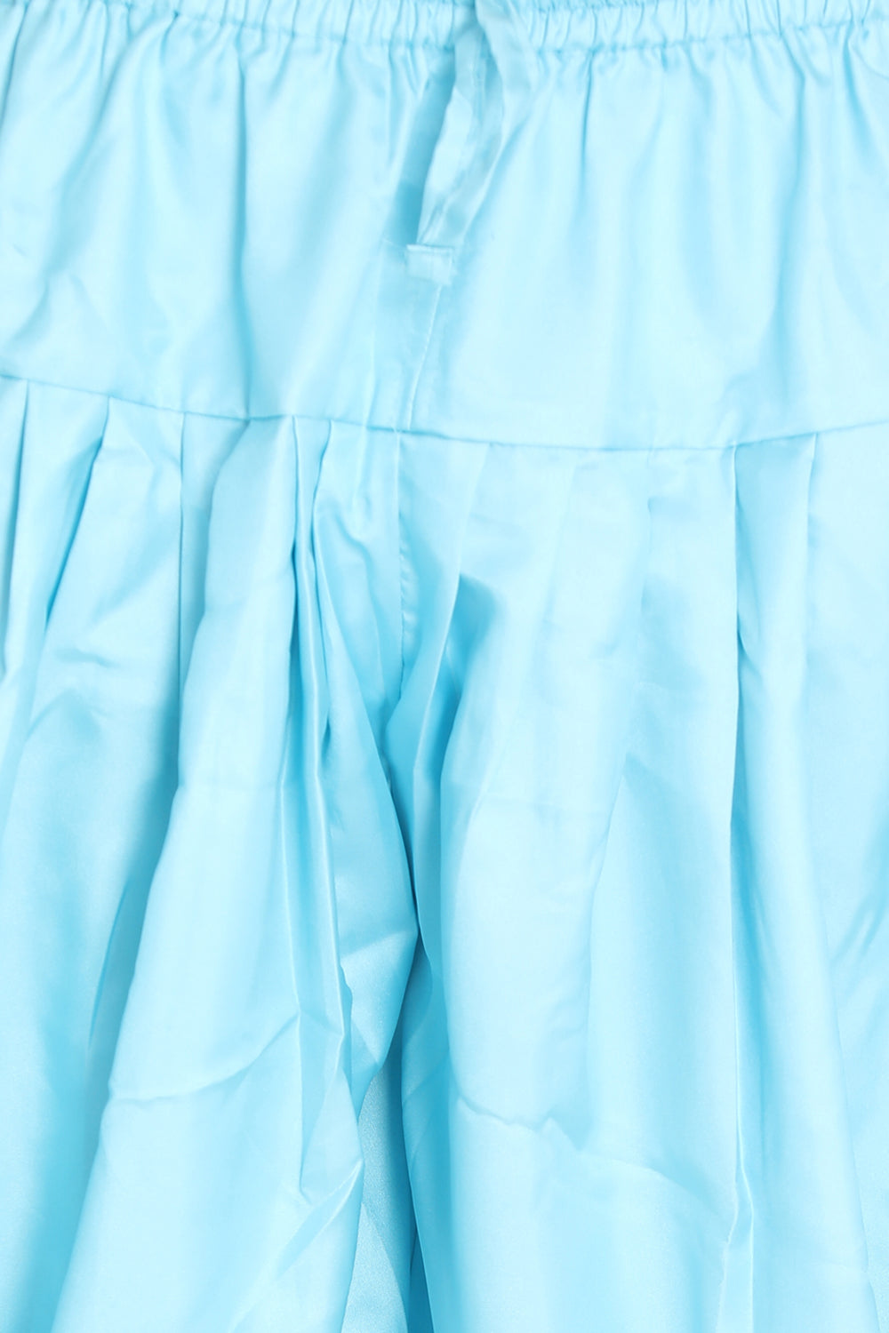 Men's Art Silk Dhoti In Light Blue