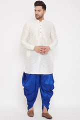 Stylish Solid Blue Dhoti.