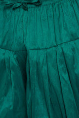 Shop Green Solid Art Silk Dhoti