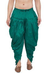 Buy Art Silk Solid Dhoti in Green