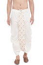 Buy Art Silk Embroidered Dhoti in Cream