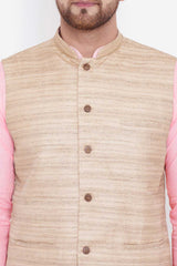 Buy Solid Kurta and Pyjama Set in Pink