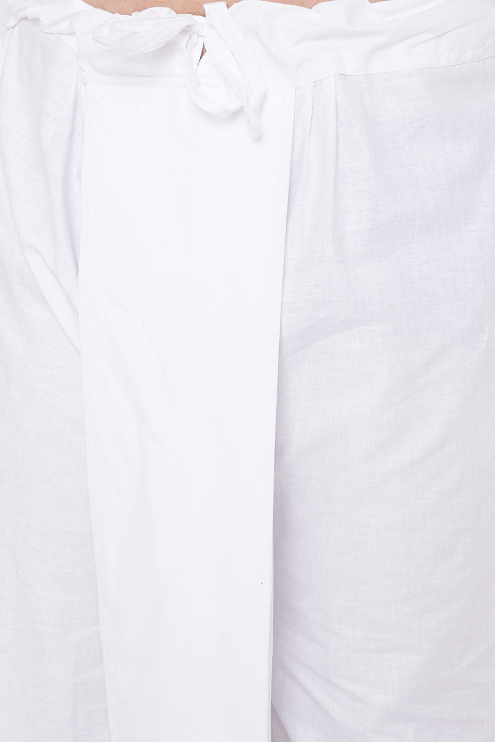 Shop Men's Blended Cotton White Kurta Set