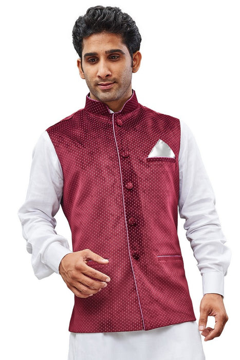 Men Purple Printed Satin Nehru Jacket, Modi Jacket, Mens Koti, नेहरू जैकेट  - NOZ2TOZ, New Delhi | ID: 2851506972433