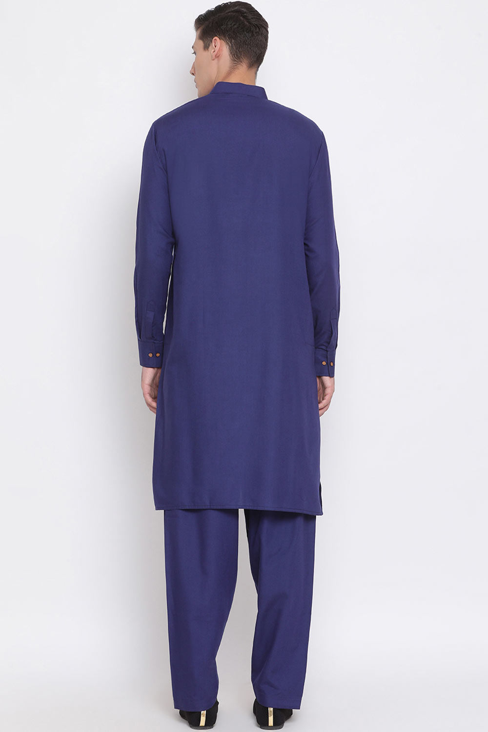 Buy Men's Kurta and Patiala Set in Blue