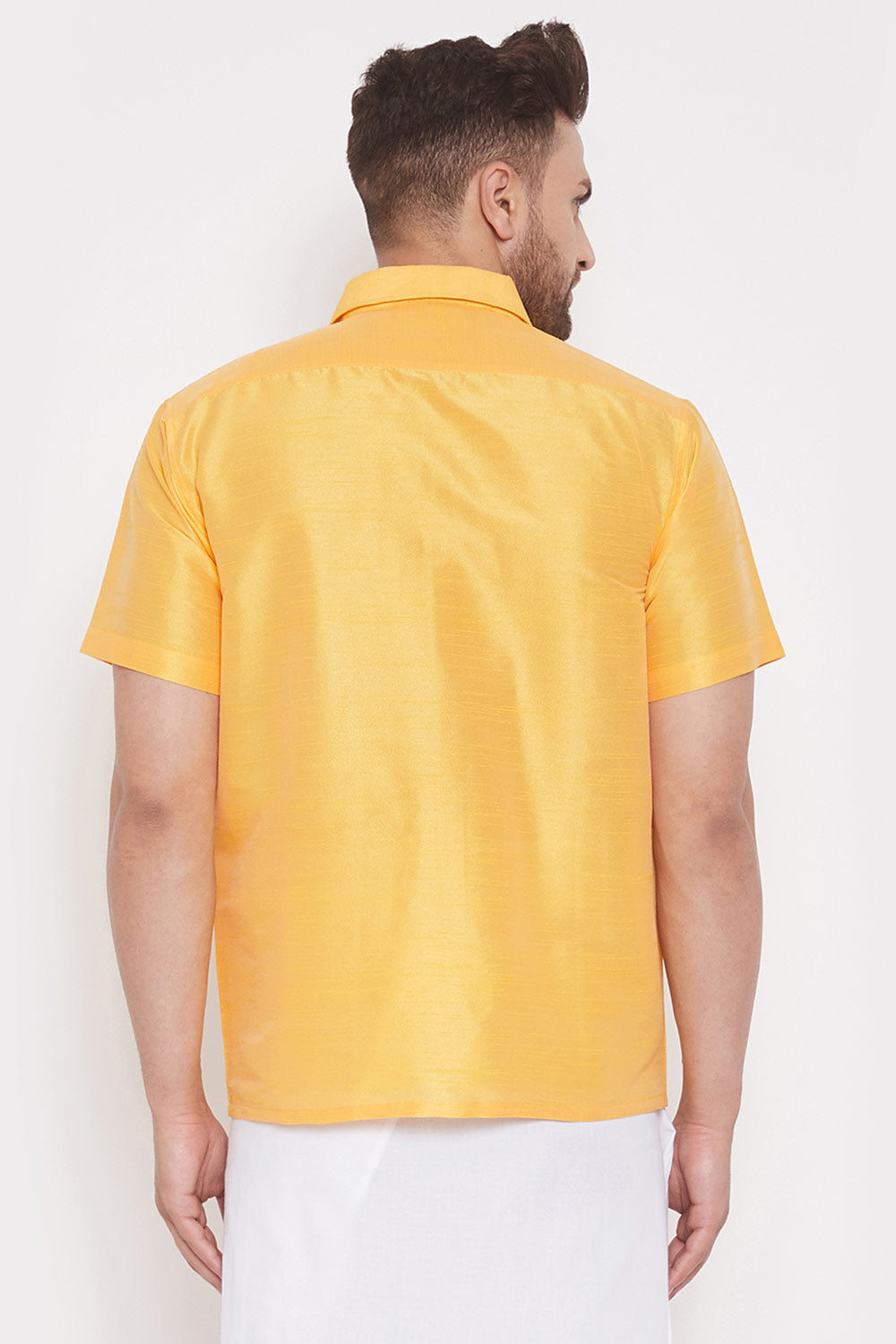 Solid Yellow Shirt for Casual Wear