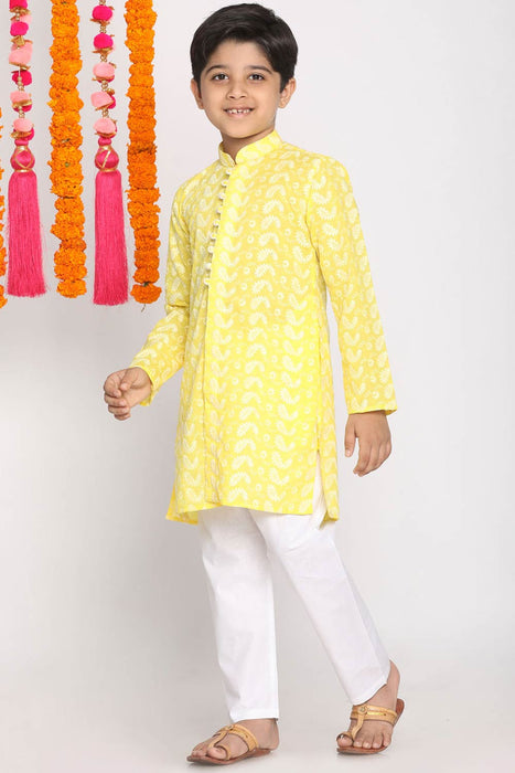 Yellow kurta pajama online for girls