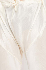 Buy Men's Maroon And Cream Silk Blend Ethnic Motif Woven Design Kurta Pajama Jacket Set Online - Zoom In