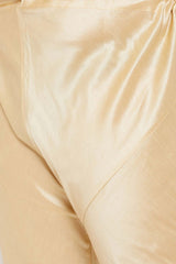 Buy Men's Silk Blend Solid Kurta Set in Maroon - Zoom Out