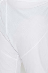 Buy Men's Cotton Blend Solid Kurta Set in White - Zoom Out