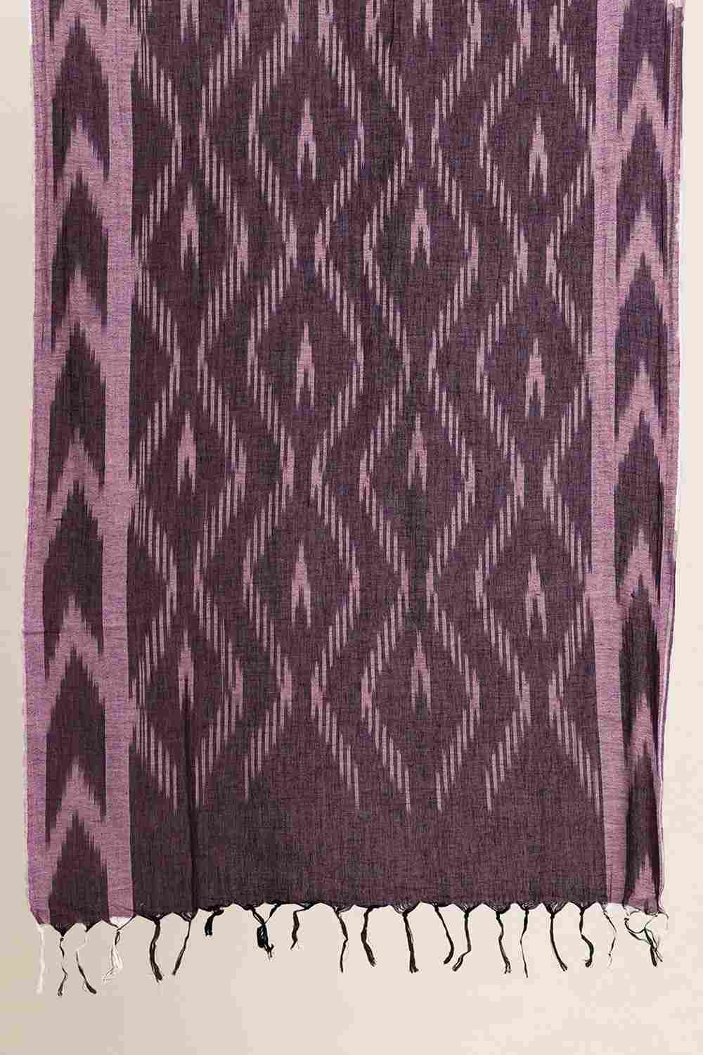 Purple Cotton  Dupatta