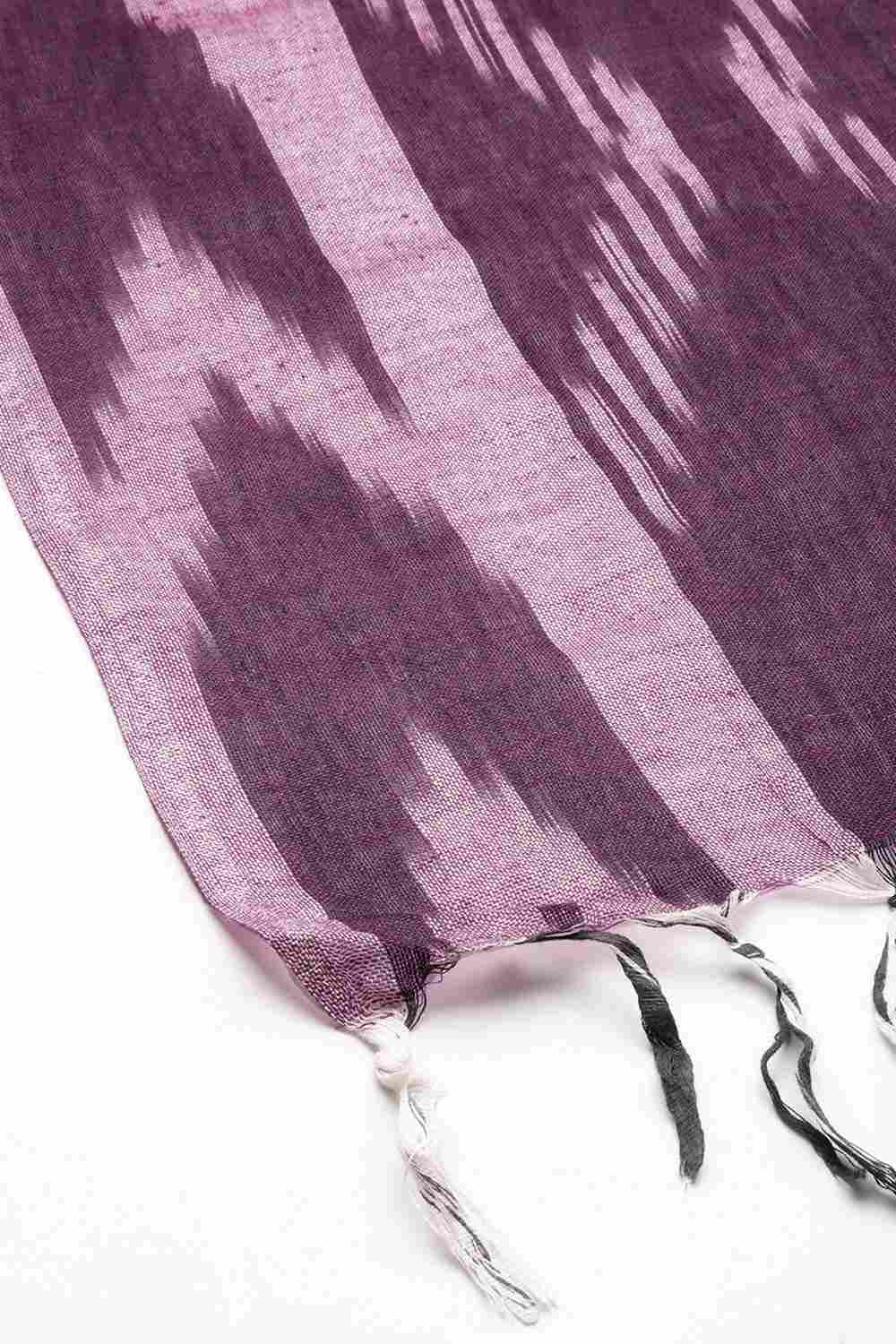 Purple Cotton  Dupatta